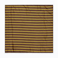 Yellow Cane Hazel pocket square — full flat product.