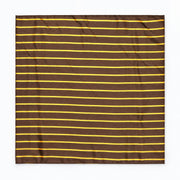 Yellow Cane Hazel pocket square — full flat product.