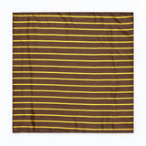 Yellow Cane Hazel pocket square — full flat product.